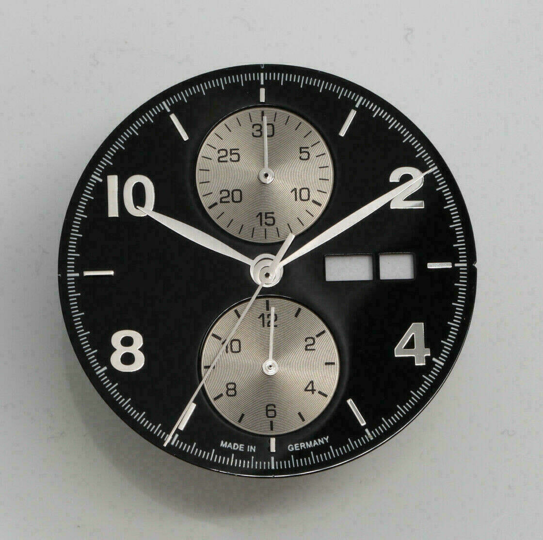 Quadrante + set di lancette per ETA Valjoux 7750, 4 varianti, NUOVO, nero – immagine 2