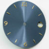 Zifferblatt ETA 2824-2 blau Sonnenschliff Ø 28,55 mm