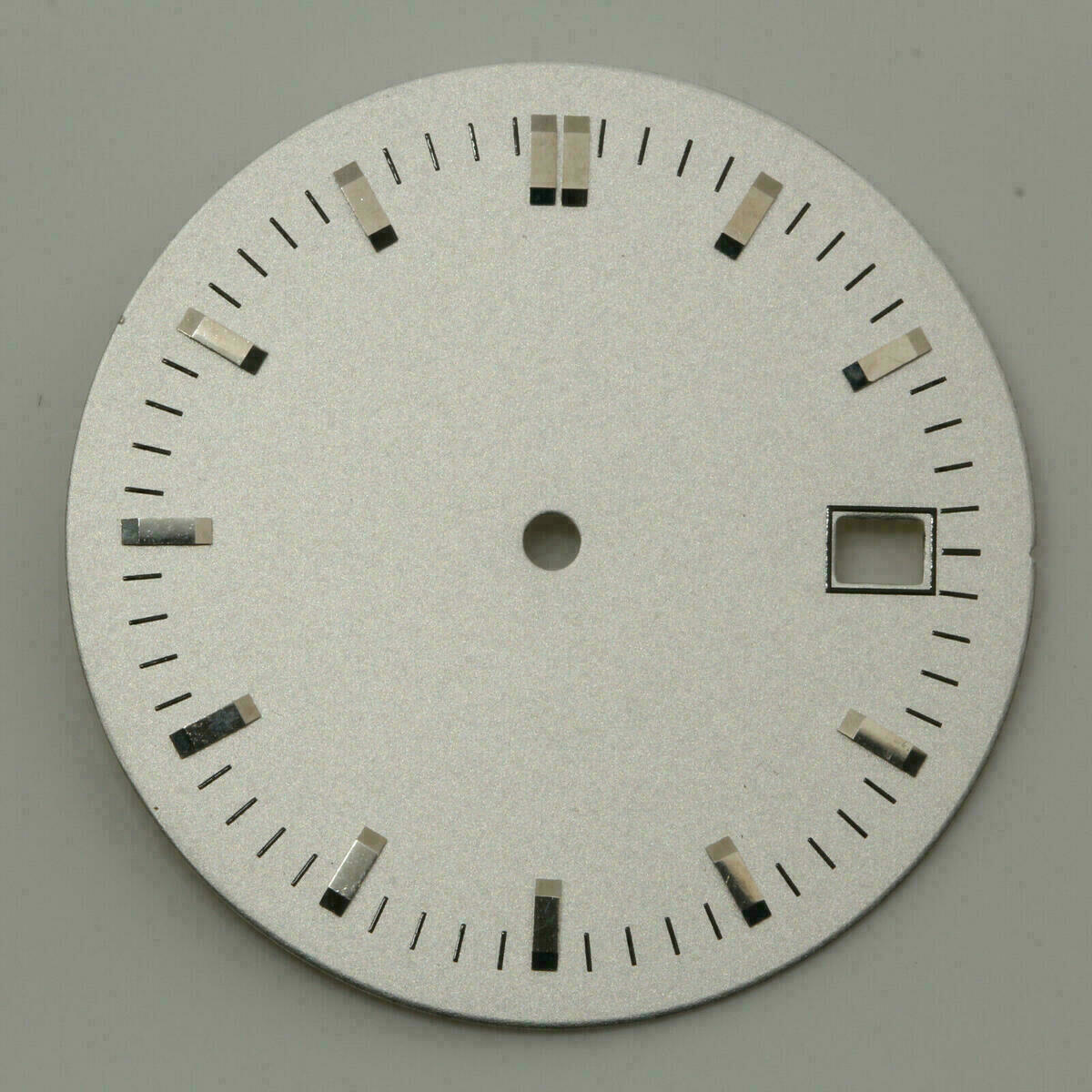 Zifferblatt für MIYOTA 2315 Ø 29,95mm ohne Marke - NOS - weiß/silber