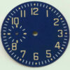 Quadrante ETA 6497 blu: quadrante da aviatore 38.5mm