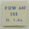 Hour Wheel H.165 for PUW 660 – Part 255