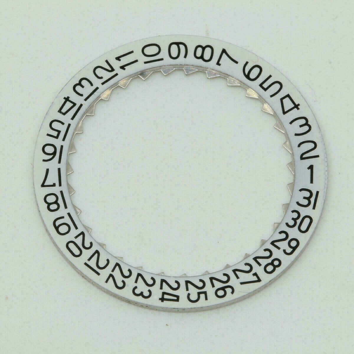 PUW 661 PART 2557 Datumscheibe Datumanzeiger Date Dial Disc 3H NEU flach #3