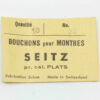Seitz Messingeinpressfutter flach Montres Plats