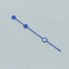 Segundero ETA 2824-2 azul C1 X1 Super Luminova