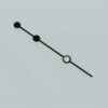 Segundero negro C1 X1 12,5 mm para ETA 2824-2