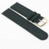 Leder Uhrenarmband 16mm 20mm - Schwarz Echtleder