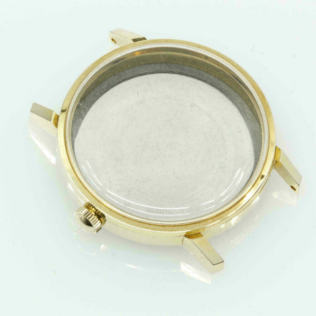 Stainless Steel Watch Case, Steel Case Back, May Fit ETA 2836-2, Antimagnetic – NOS