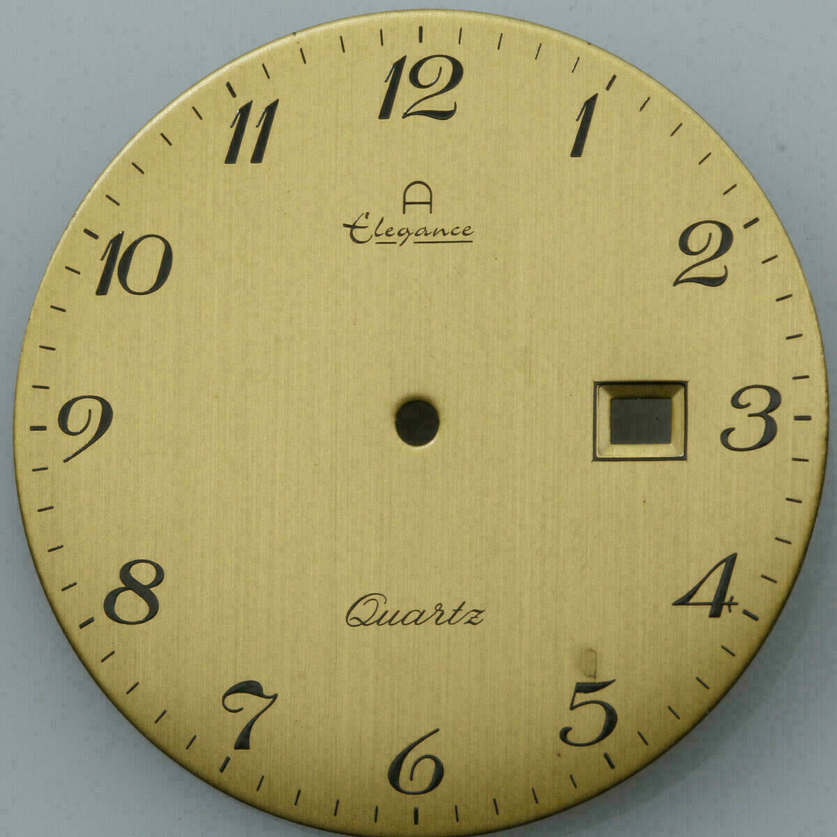 Dial for ETA 944.111, Ø 37.50 mm, Bronze, Finely Brushed – New