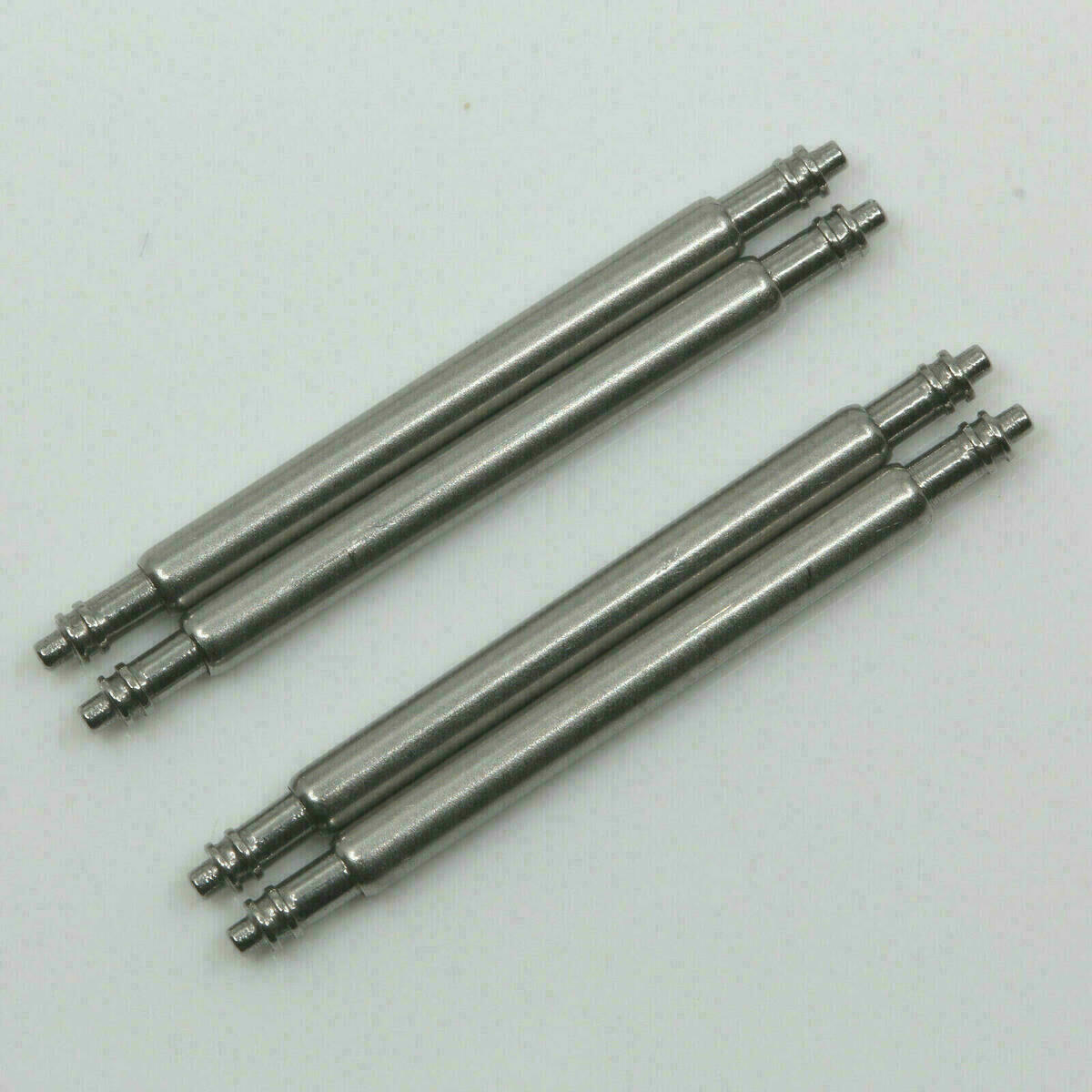 4 StĂŒck - Edelstahl Federstege, Armbandstege Ă 1,80mm mit Bund 13 - 24mm