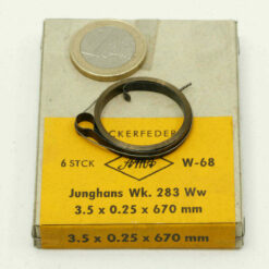 AUFZUGFEDER Weckerfeder f Wecker, Großuhren Uhrenfeder alarm clock spring reveil – Bild 3