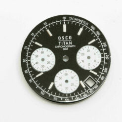Chronograph DIAL, Chrono DIAL  Ø 29,50mm Cadran, Zifferblatt für SEIKO VD53B VD53C BLACK – Bild 2