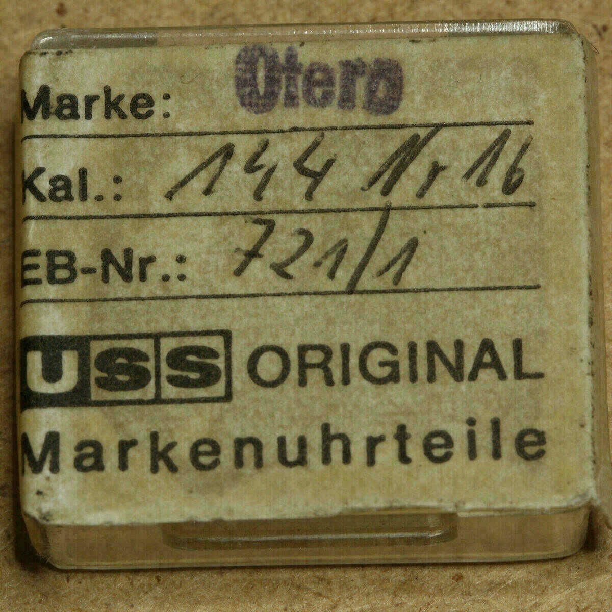 OTERO 144 PART 721 /1, UNRUH, Balance complete, EPPLE / OTTO OTERO 1441 NOS – Bild 3