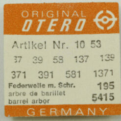 OTERO 25 PART 195 Federwelle, barrel arbor, arbre  OTERO 37 39 40 412 44 441 251 – Bild 2