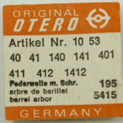 OTERO 25 PART 195 Federwelle, barrel arbor, arbre  OTERO 37 39 40 412 44 441 251 – Bild 8