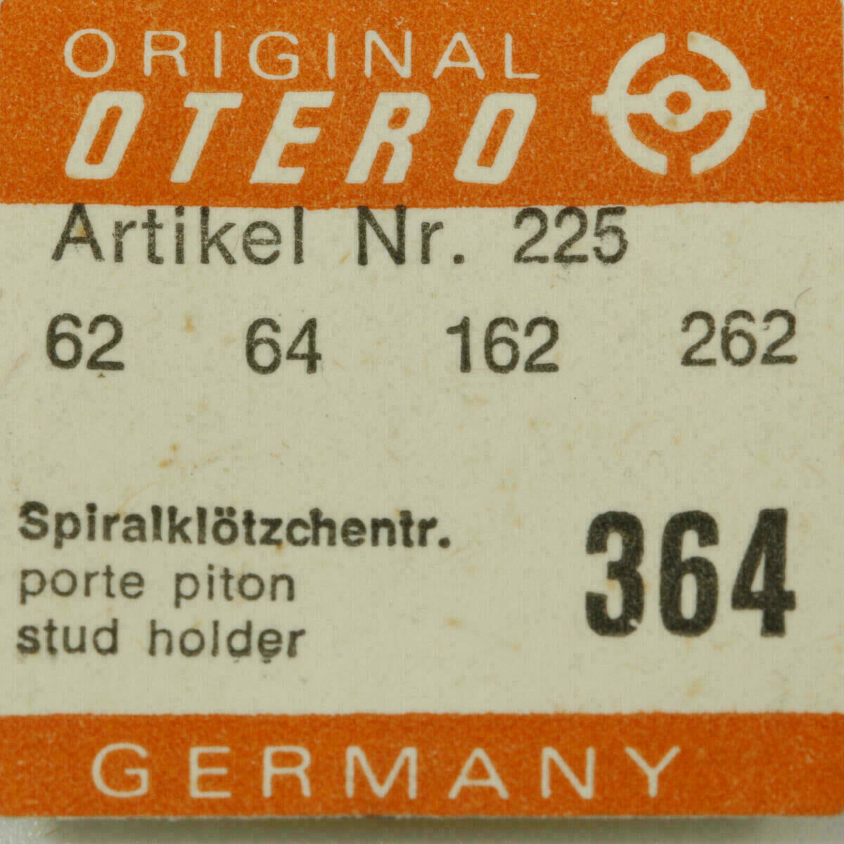 Stud Holder (Porto Piton) Part 364 for OTERO 27, 62, 64, 262, 362, 844, 72, 74 – image 4