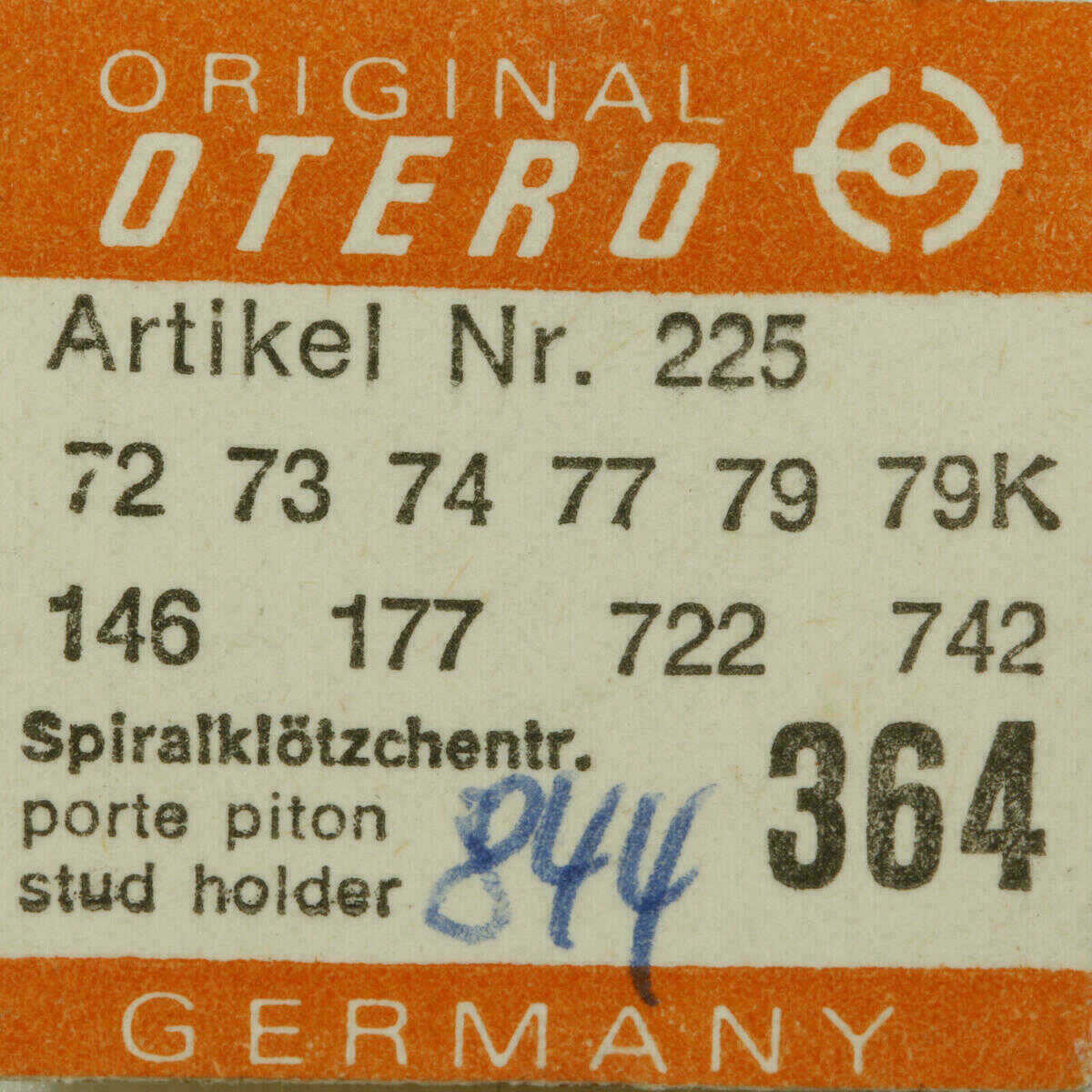 Stud Holder (Porto Piton) Part 364 for OTERO 27, 62, 64, 262, 362, 844, 72, 74 – image 6