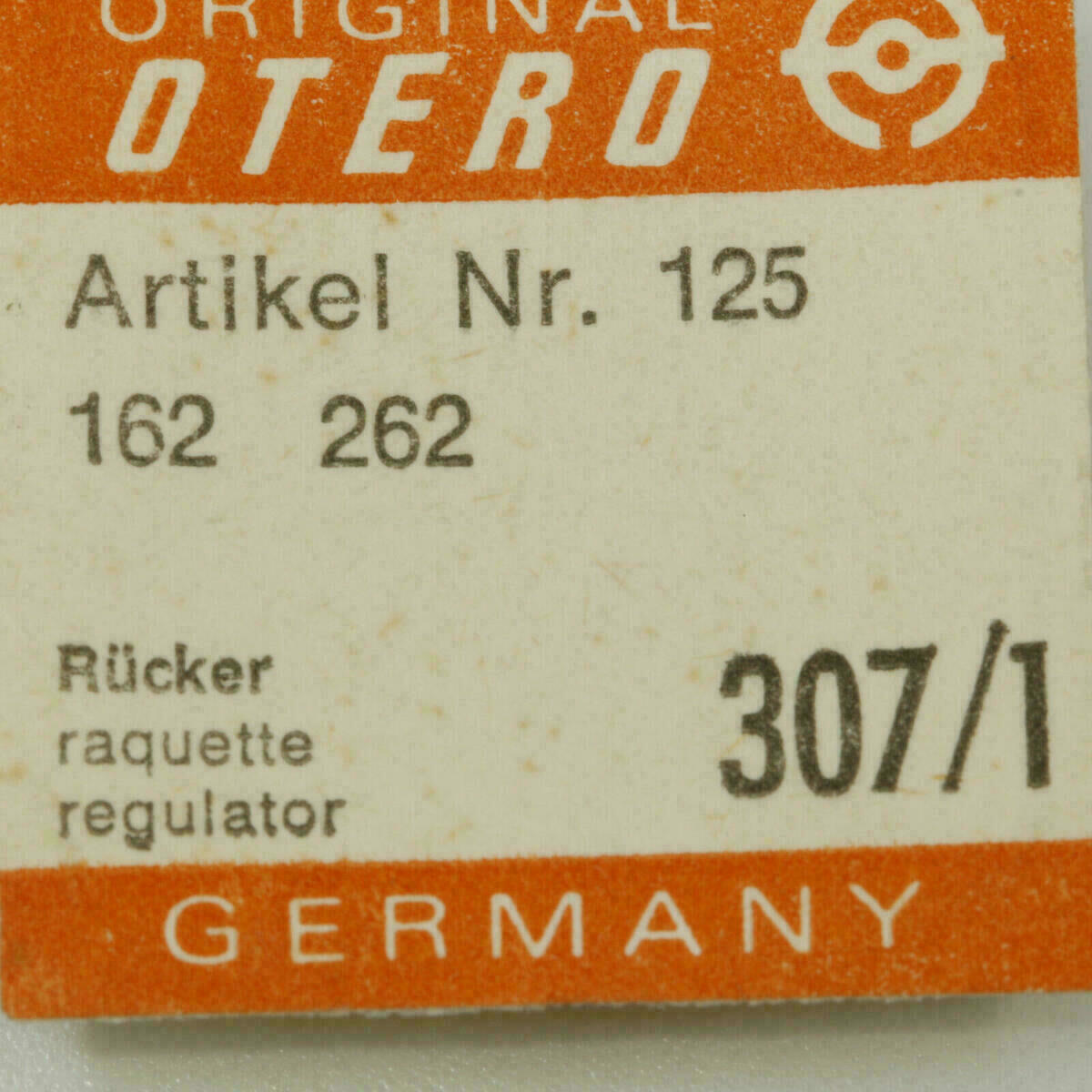 OTERO 37 PART 307/1 Rücker, Raquette Regulator OTERO 62 64 144 152 262 139 1441 – Bild 9