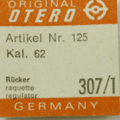 OTERO 37 PART 307/1 Rücker, Raquette Regulator OTERO 62 64 144 152 262 139 1441 – Bild 4