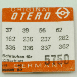 OTERO 37 Part 5750 Zifferblatt Schrauben, Dial screw OTERO 39 56 62 262 362 437 – Bild 2