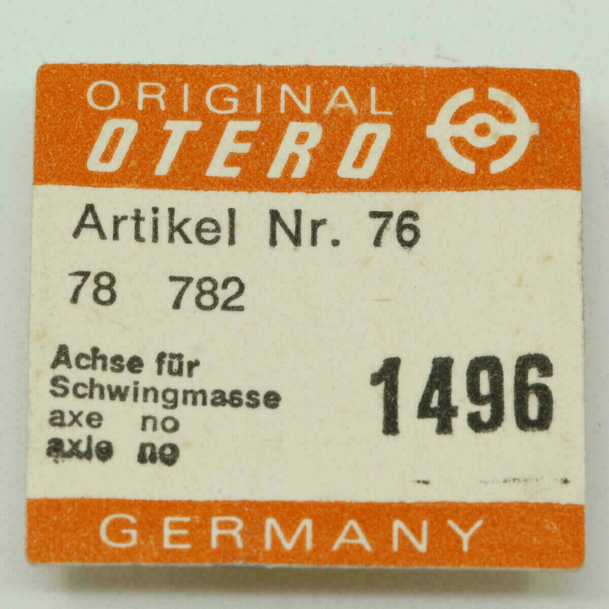 OTERO 78 Part 1496, Achse für Schwingmasse, Oscillating weight axle 782 – Bild 3