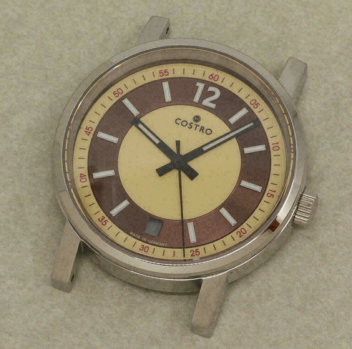 Boîte de montre ETA 2824-2 + cadran + jeu d’aiguilles – kit complet 36 mm, acier 316L – image 3