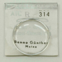 Uhrenglas Sternkreuz ATCR gewölbt armiert m Chromring Uhrglas Watch glass – Bild 3