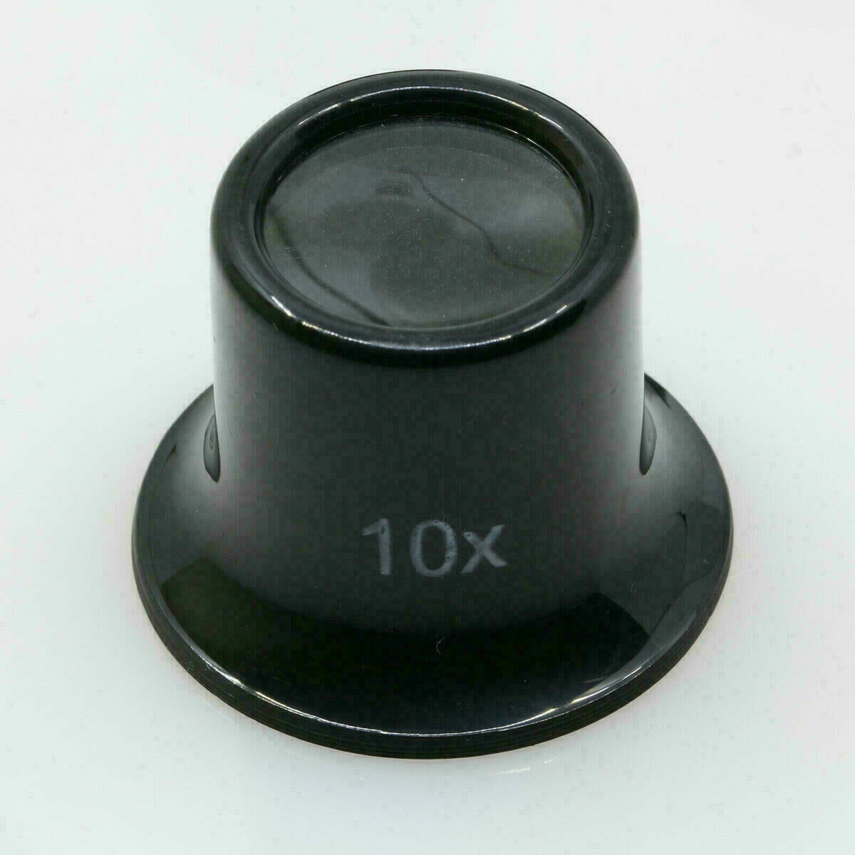 Lot de 6 loupes d’horloger – loupes de bijoutier à lentille en verre 5x 7x 10x 15x 20x – image 2