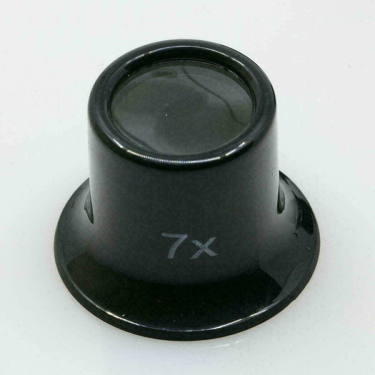 Lot de 6 loupes d’horloger – loupes de bijoutier à lentille en verre 5x 7x 10x 15x 20x – image 3