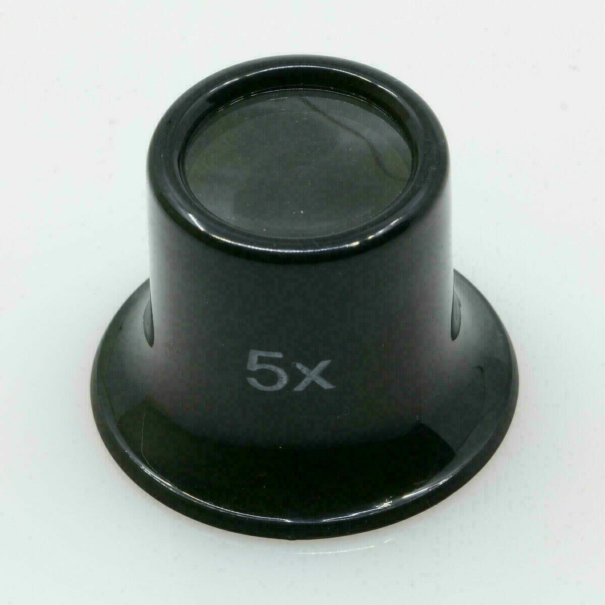 Lot de 6 loupes d’horloger – loupes de bijoutier à lentille en verre 5x 7x 10x 15x 20x – image 4