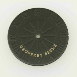 Esfera D: 25 mm Geoffrey Beene negra NOS #110 – imagen 2