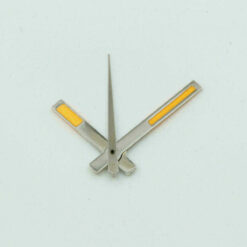 Jeu d’aiguilles orange foncé 150 90 21 – 7,5 / 11 / 11 mm pour ETA, Tissot, Unitas – vintage #01 – image 3