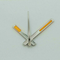 Jeu d’aiguilles orange foncé 150 90 21 – 7,5 / 11 / 11 mm pour ETA, Tissot, Unitas – vintage #01 – image 5