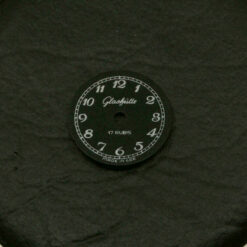 Zifferblatt für Glashütte 17 Rubis Ø13,90mm / Ziffernblatt/ DIAL ESFERA Schwarz
