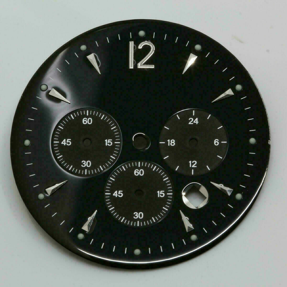 Zifferblatt fĂŒr MIYOTA OS 20, OS 25 / Chrono Watch Dial MIYOTA OS20 Ă33,35mm #02 â Bild 3