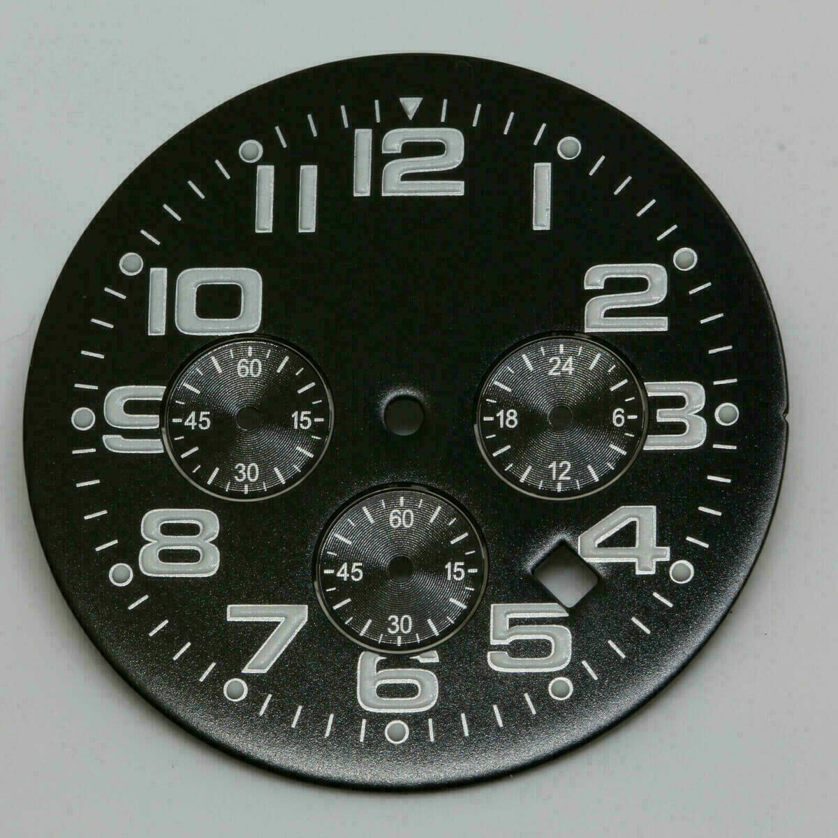Zifferblatt für MIYOTA OS 20, OS 25 / Chrono Watch Dial for MIYOTA OS20 Ø33,35mm – Bild 3