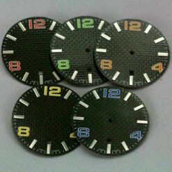 Carbon Zifferblatt für 2824-2 2804-2 2801-2 / Carbon DIAL, CADRAN Ziffernblatt
