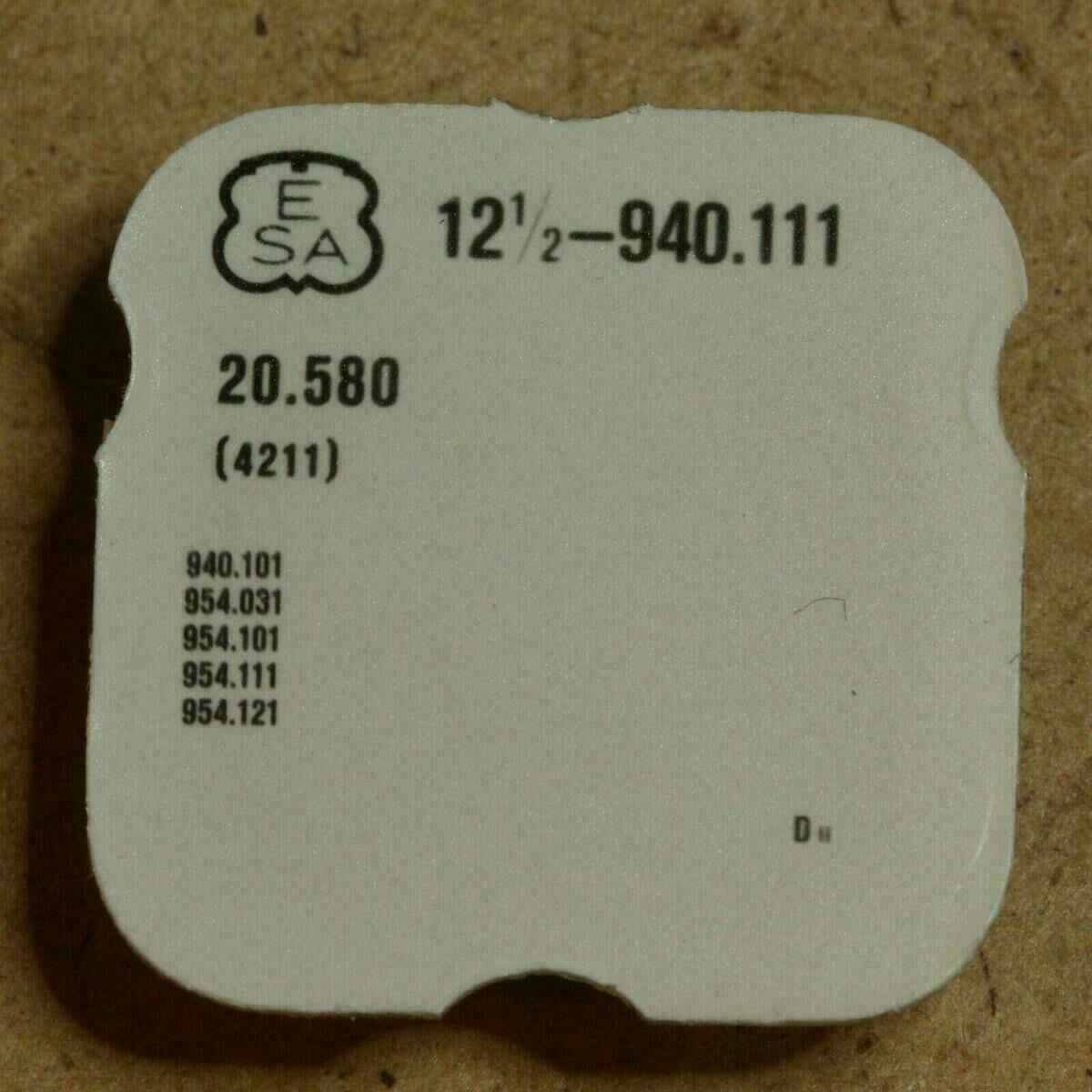 ESA/ETA 940.111 PART 4211, rotor Ref. 20.580 ETA 954.101, 954.111, 954.121 NOS