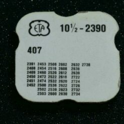 ETA 2390 PART 407 Schiebetrieb, CLUTCH WHEEL, Cal. 2391 2408 2409 2500 2600 2738