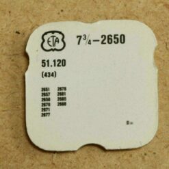 Cliquet-ressort ETA 2650 – Part 434, Réf. 51.120 – pour ETA 2651 à 2688
