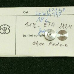 ETA 2824-2, PART 182 Federhaus mit Deckel, Barrel and cover, ETA 2820 - 2846