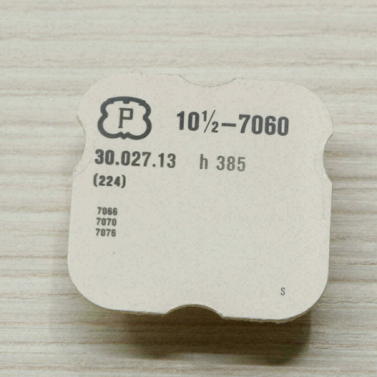 ETA PESEUX 7060 PART 224 rueda de segundos, cuarta rueda 7066 7070 7076