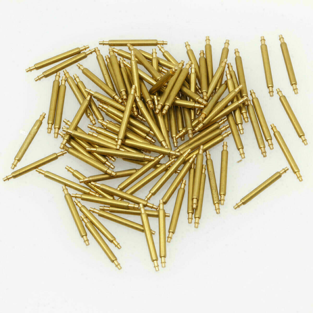 Federstege Uhrenstifte Bandsteg Federsteg spring bars 12mm Farbe:Gold #2