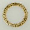Omega 560 Date Ring Part 1560, Gold/Champagne – NOS