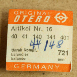 OTERO 40 PART 721, UNRUH, Balance complete, OTERO 41, 44, 48, 140, 141, 401