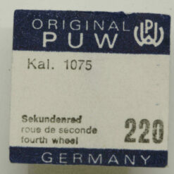 Roue de seconde PUW 1075 – Part 220 – NOS