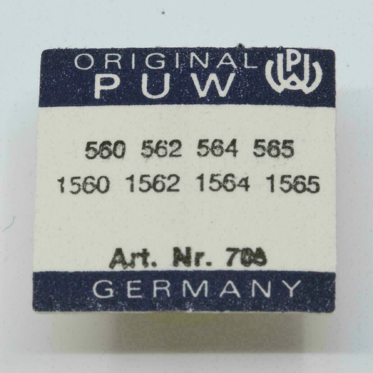 PUW 560, PART 705, Escape Wheel, Ankerrad PUW 562, 564, 1560, 1562, 1564, 1565