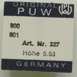 PUW 800 PART 227, Zentrumssekundenrad, sweep second wheel, PUW 801 NOS