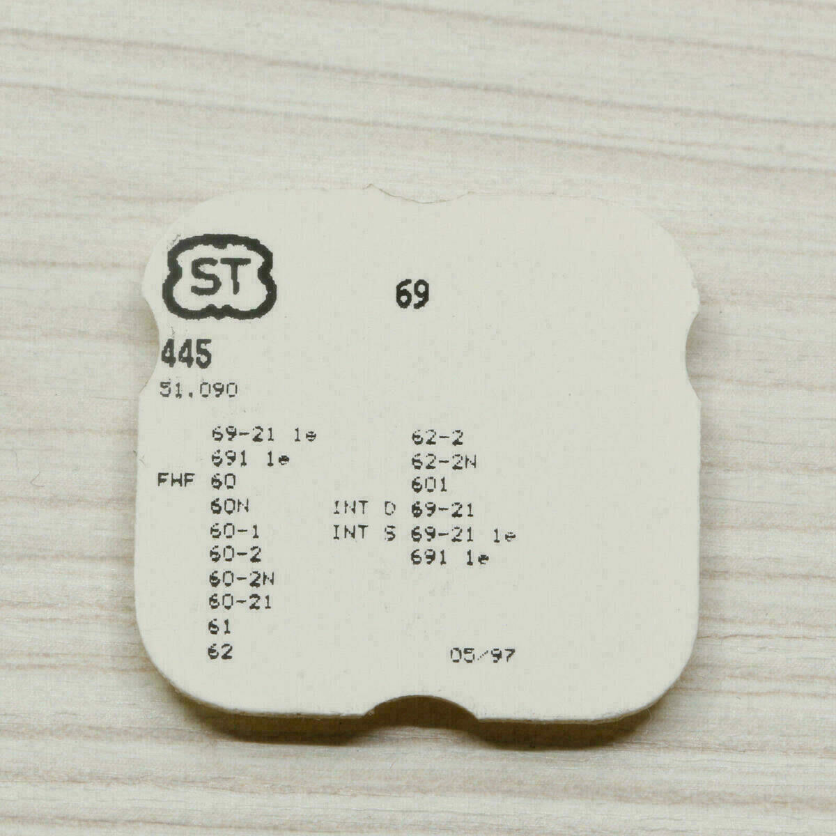 ST 69 PART 445 muelle de tirete, ST 69-21, 691 FHF 60 61 62