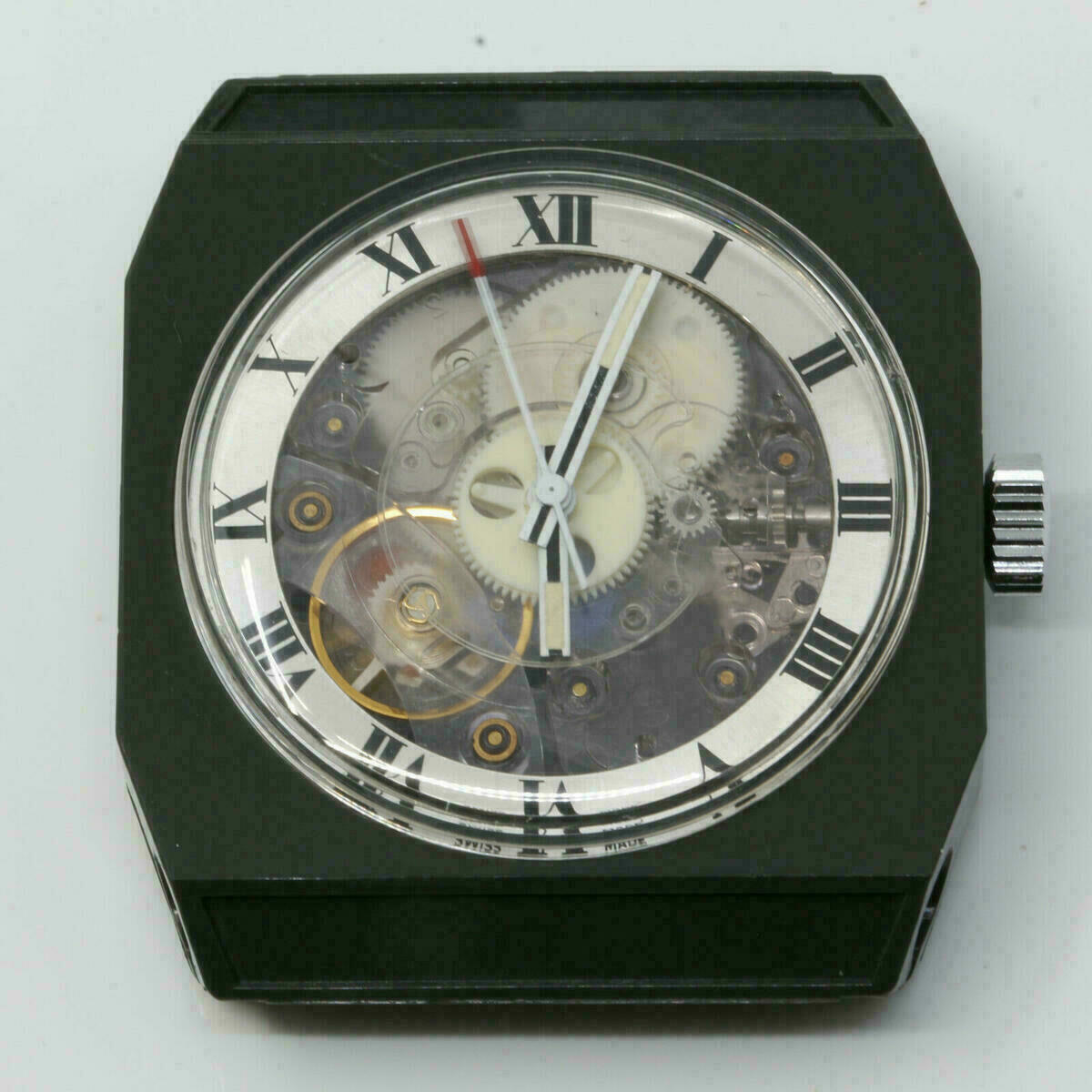 Tissot Idea 2001 Plastic Watch Astrolon wrist watch # dark grey