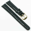 Uhrenarmband Leder 14mm schwarz – Ersatzband
